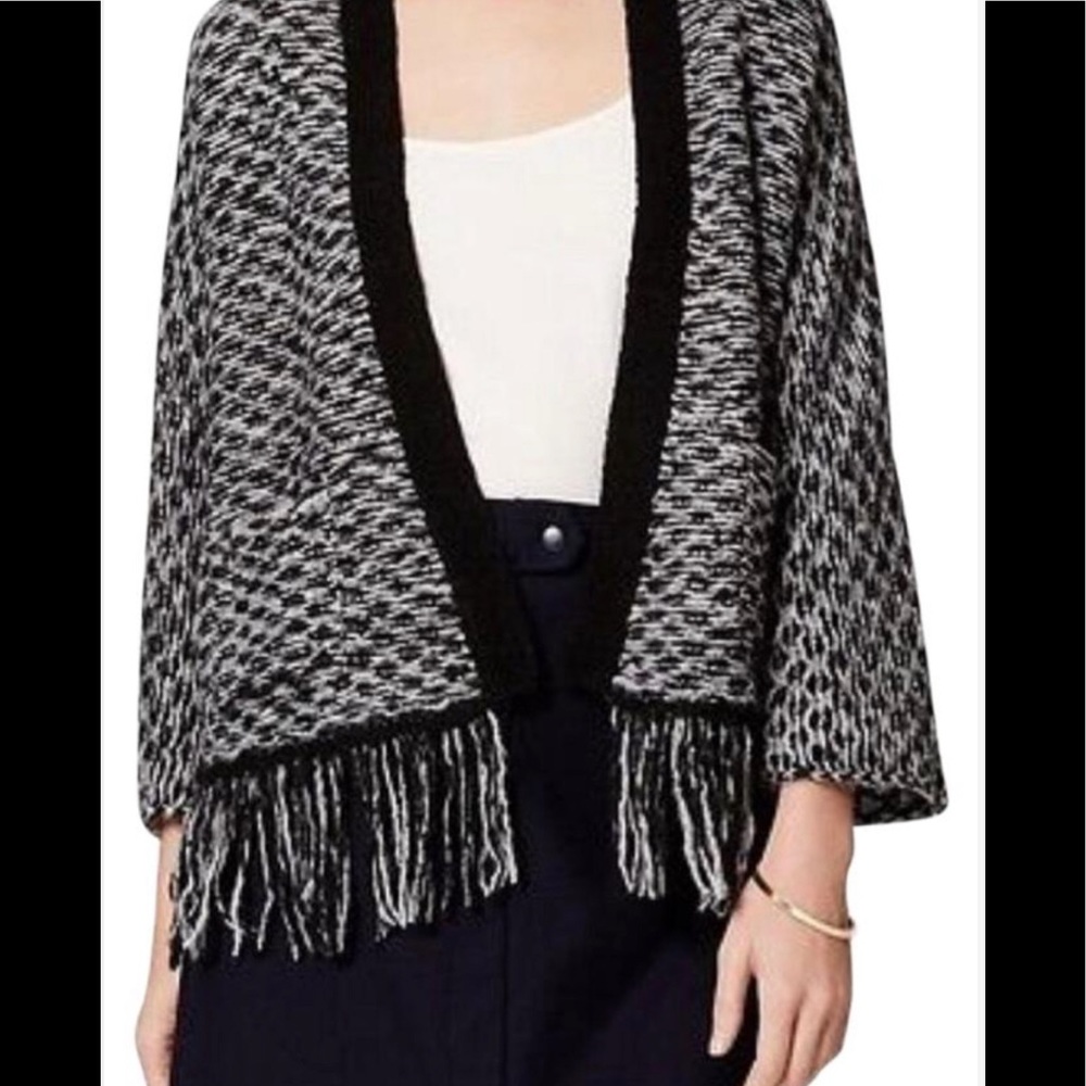 Beautiful Loft fringe sweater/cardigan